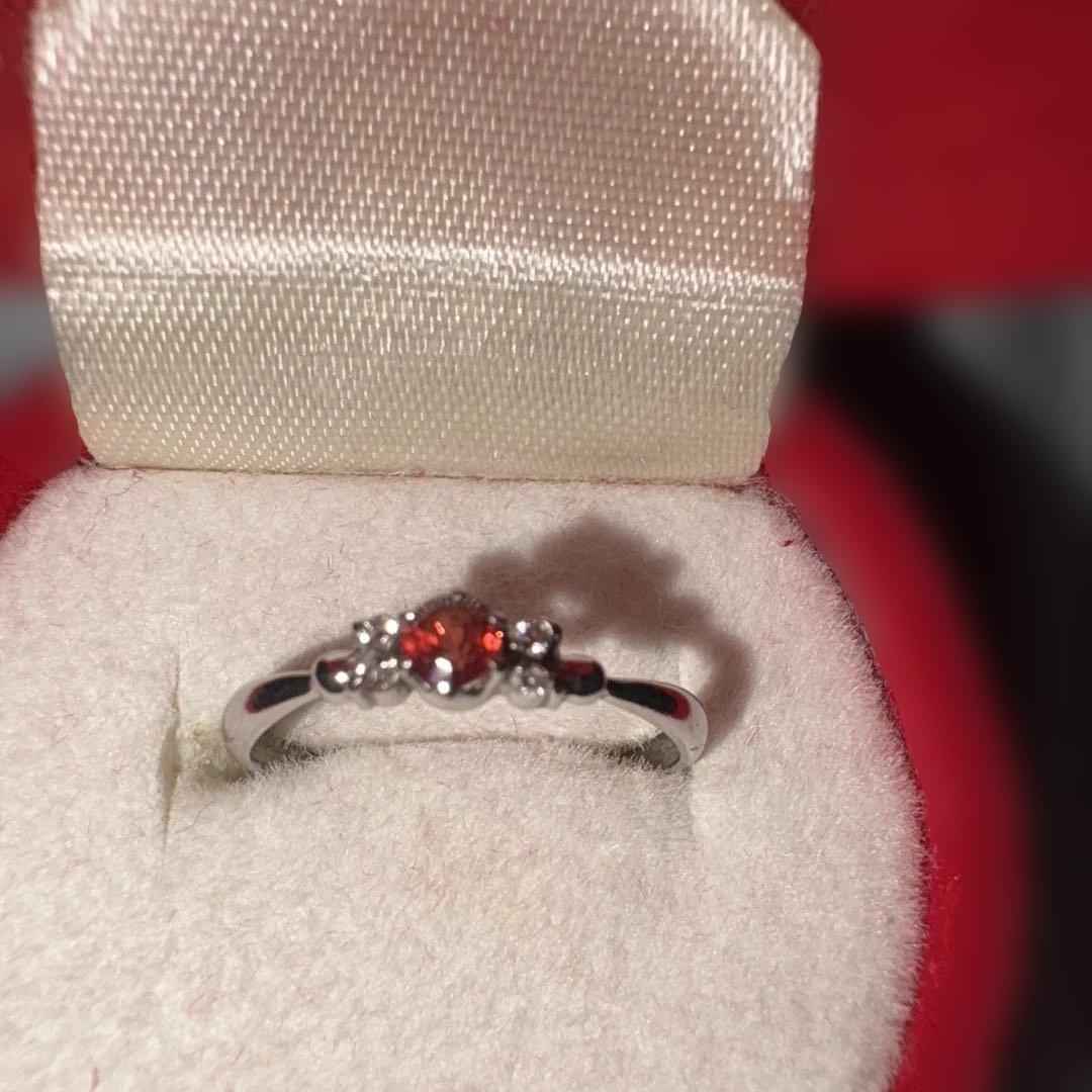 pt900ルビー指輪