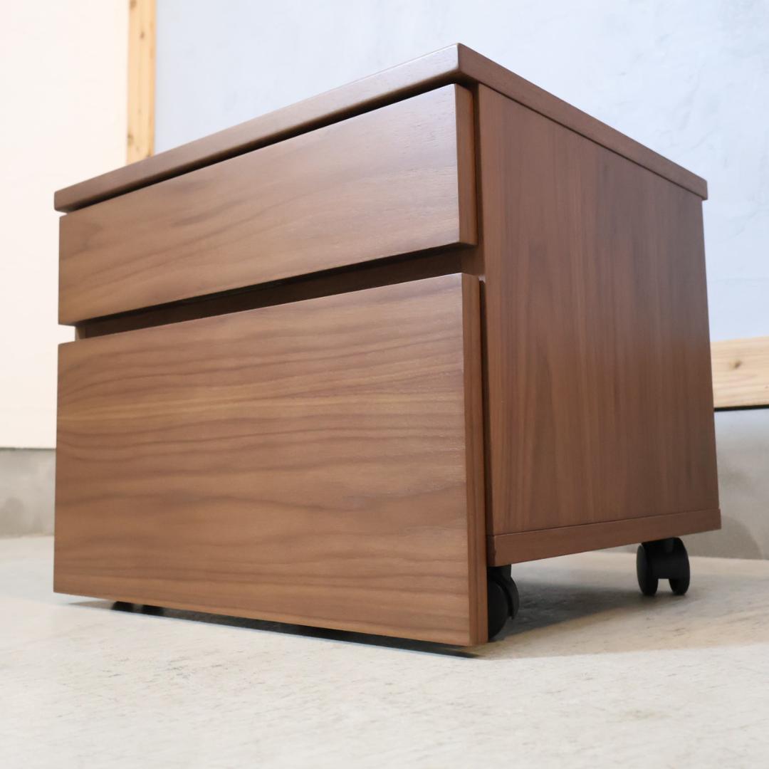 Urthr ウルズ ウォールナット プリンターカート チェストワゴン キャスター