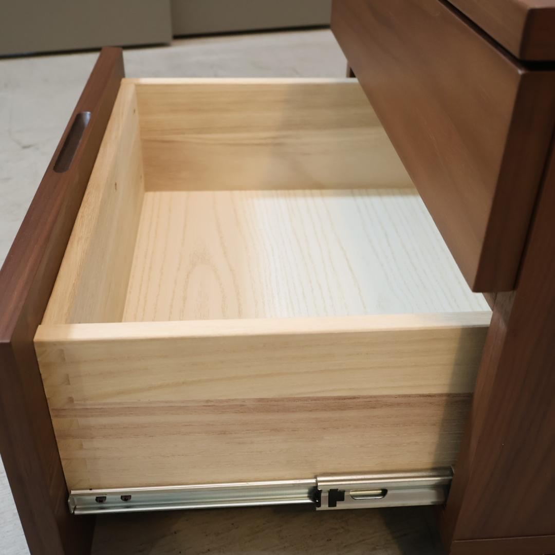 Urthr ウルズ ウォールナット プリンターカート チェストワゴン キャスター