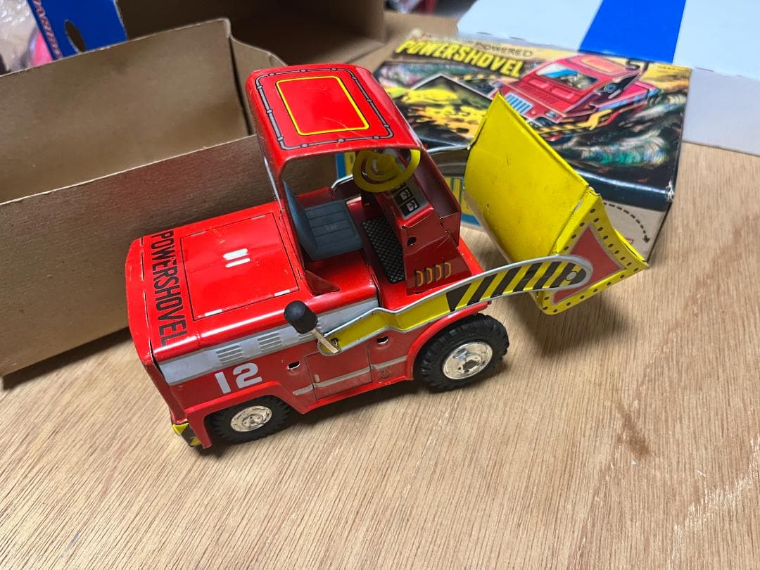 【極美品】1960年代　新品未使用　パワーショベル　フリクション