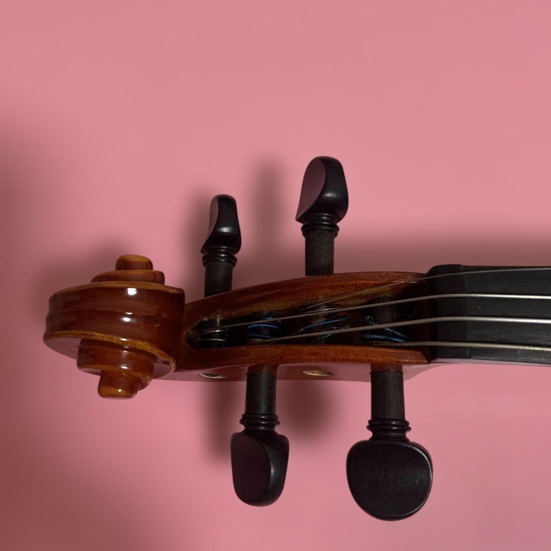 スズキバイオリン1/10本体と弓、肩当て、ケース、まつやにのセット