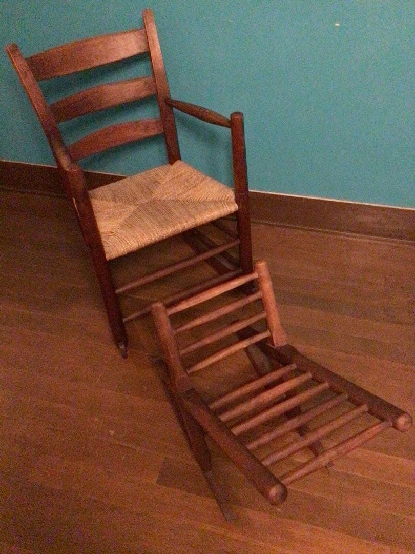 ◉家具職人1点物◉60sビンテージ◉SHAKER◉ロッキングチェア&オットマン◉