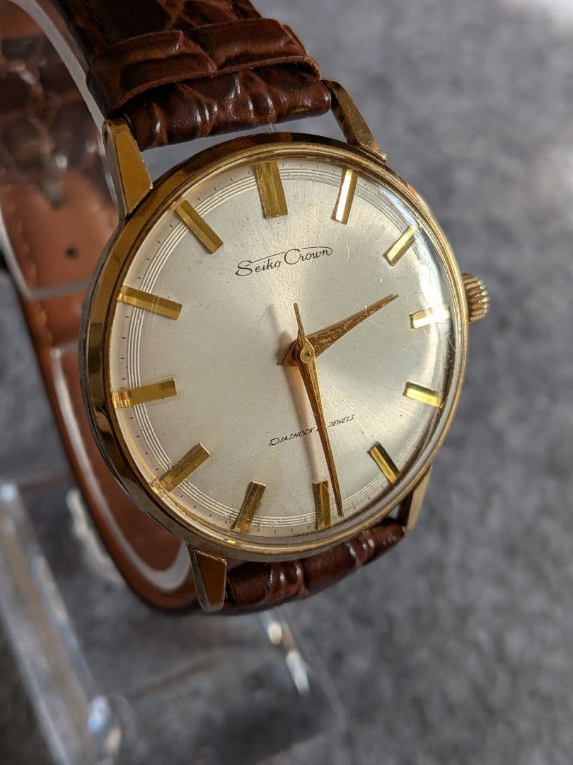 セイコー　クラウン　２１石 手巻き　稼働　SEIKO　メンズ