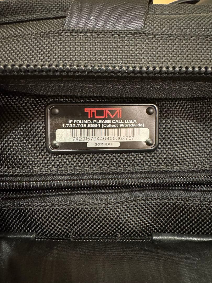 【ほぼ未使用】TUMI ビジネスバッグ ブラック
