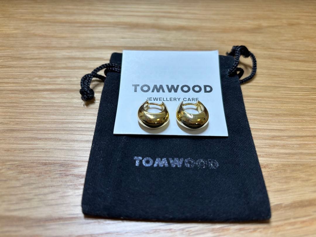 TOM WOOD アイスフープ ピアス スモール ゴールド