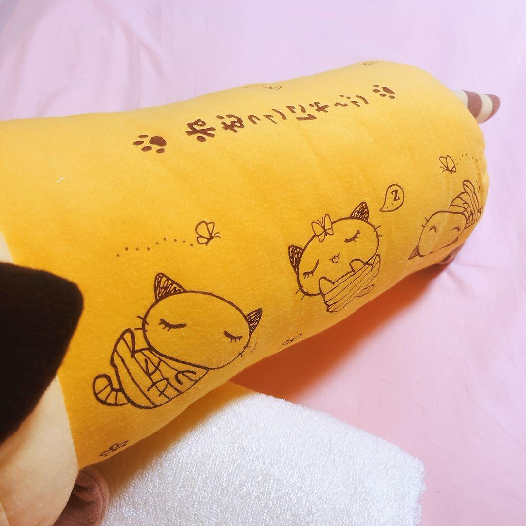 希少レア　ねむっこにゃーご　サンリオ　イラスト　クッション　ねこ　平成レトロ