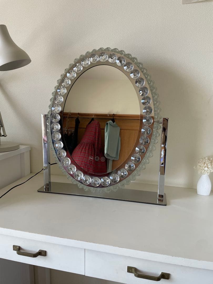 タイムセール　大人気　ブリエ　Francfranc 女優ミラーLED ドレッサー