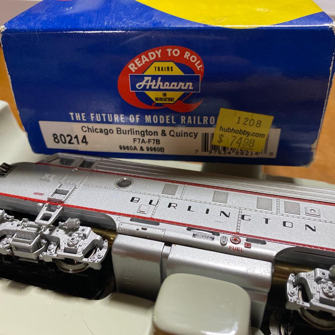 Athearn 鉄道模型　CHICAGO burlington f7a-f7b