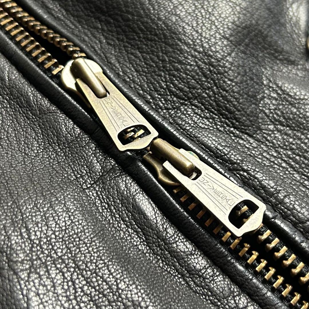 【美品】ジャックローズ/アンティークライン/ゴートレザージャケット/ヴィンテージ