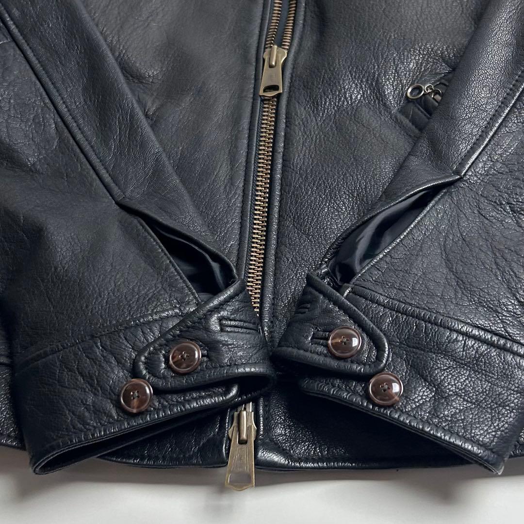 【美品】ジャックローズ/アンティークライン/ゴートレザージャケット/ヴィンテージ