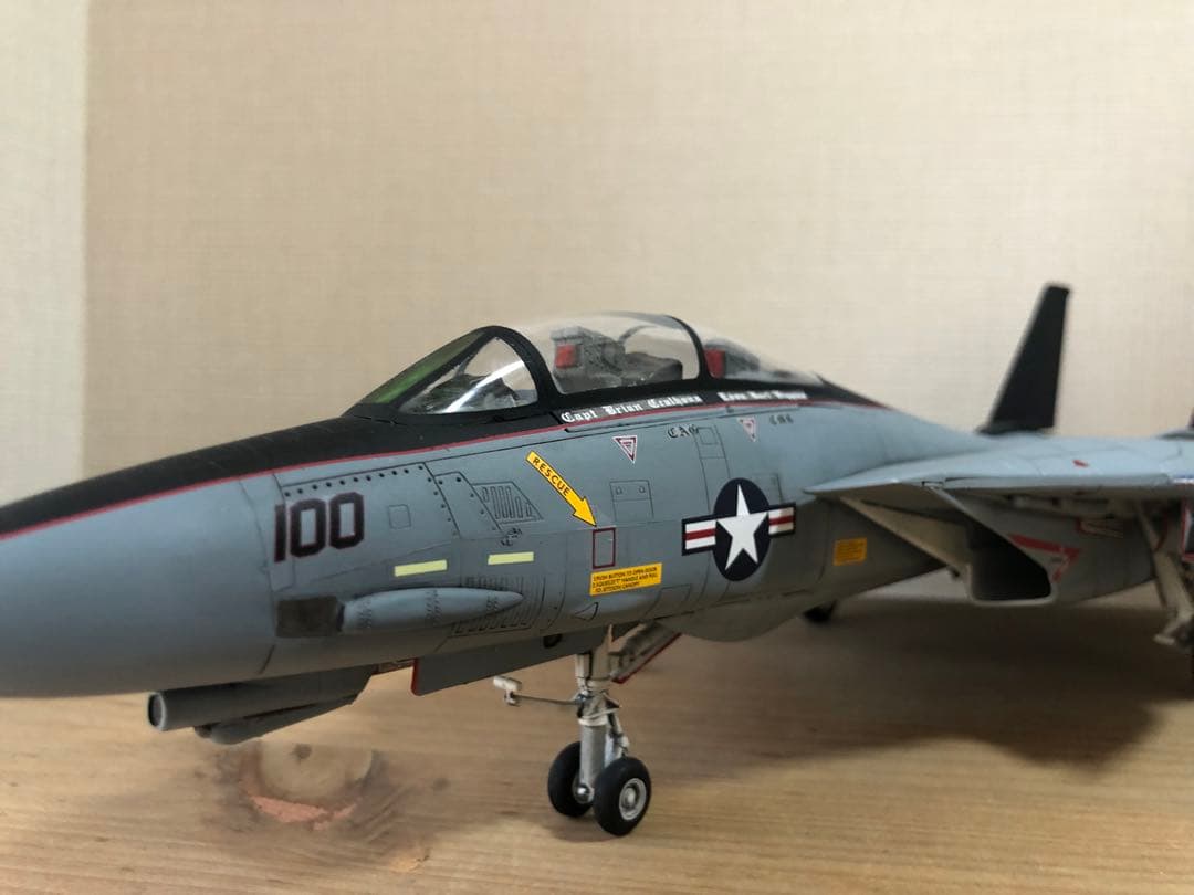 moon。米海軍　F-14A プラモデル