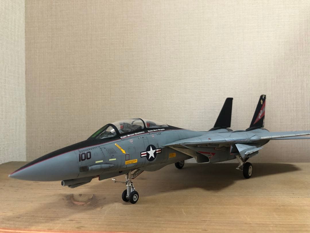 moon。米海軍　F-14A プラモデル