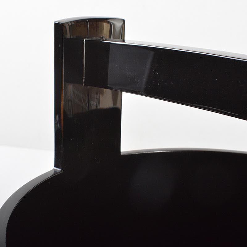 茶道具　輪島塗　塗師　浜崎貞鳳作　真塗　手桶　共箱　V　R5665C