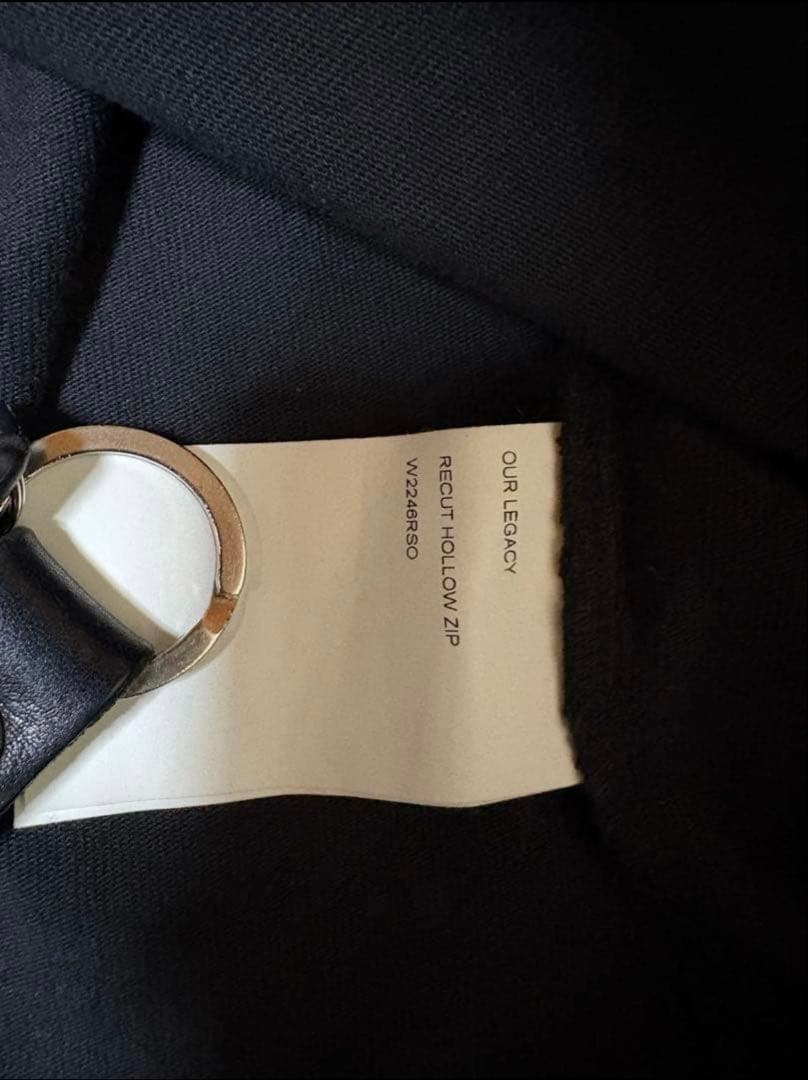 !　OUR LEGACY RECUT HOLLOW ZIP JACKET