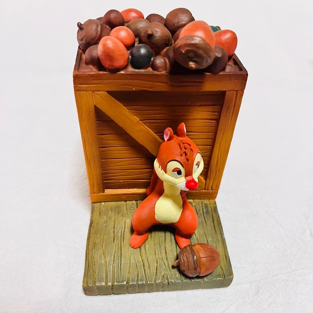 ディズニーリゾート　チップ　デール　ブックエンド　フィギュア