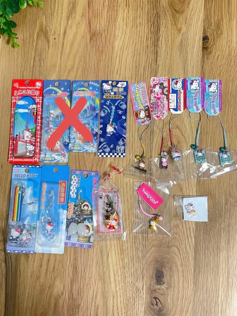 ご当地キティ 根付け ストラップ　まとめ売り14点