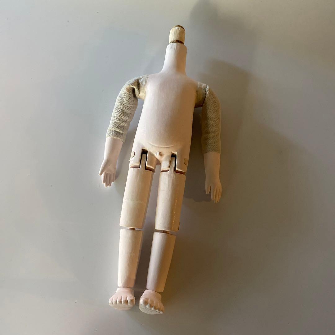 希少 三つ折人形 頭部欠損 関節人形 古道具 骨董 トルソー ドール マネキン