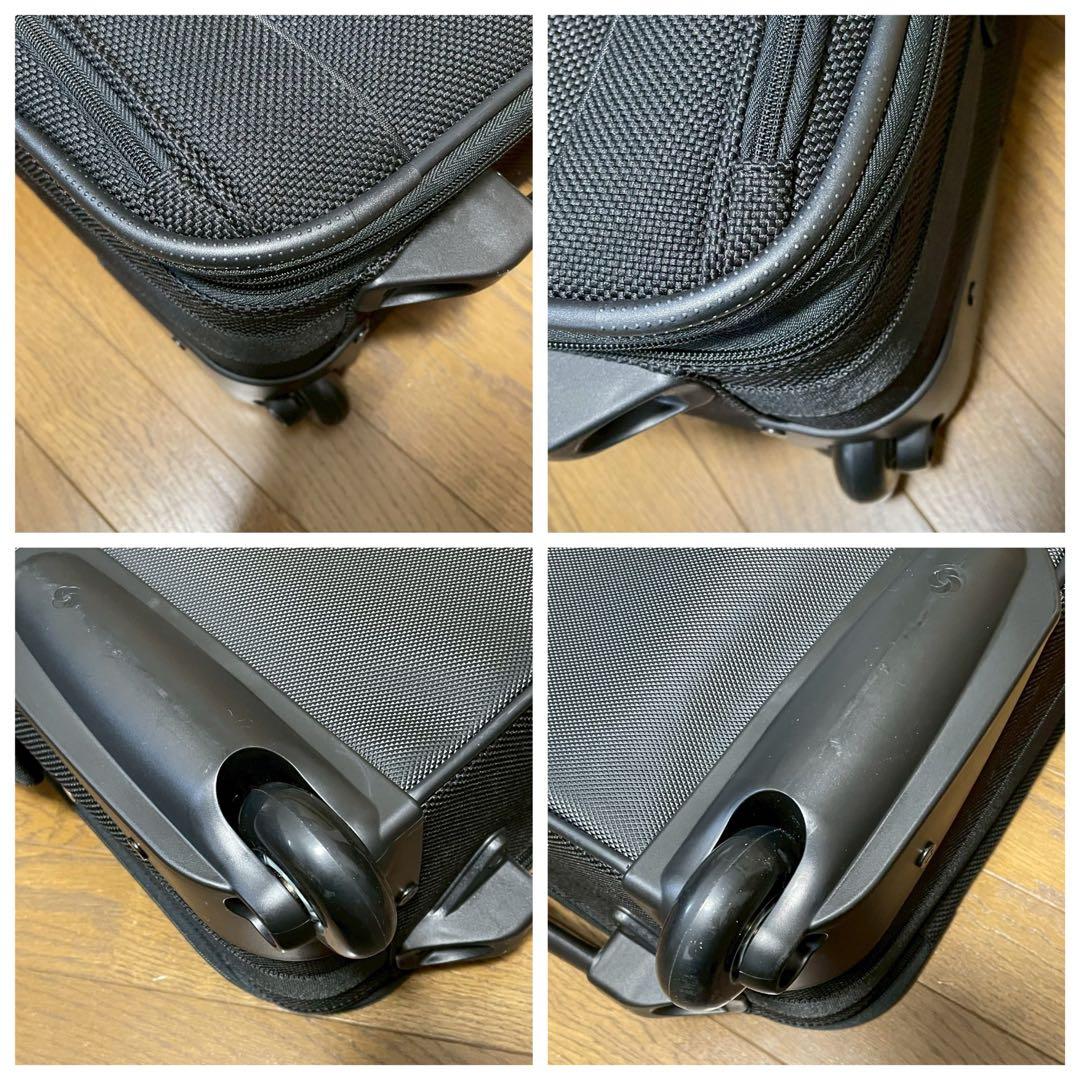 美品　サムソナイト　キャリーケース　キャリーオンバッグ　機内持込　ブラック