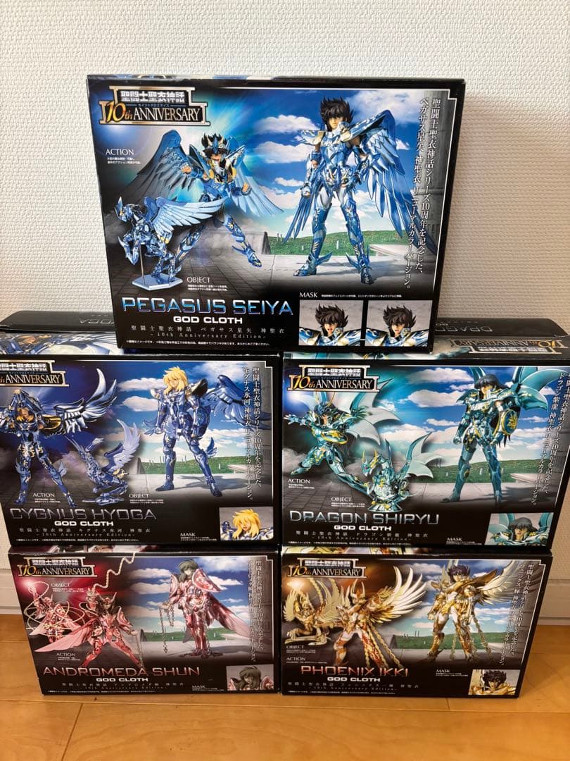聖闘士聖衣神話　10th Anniversary 5体+ステージセット