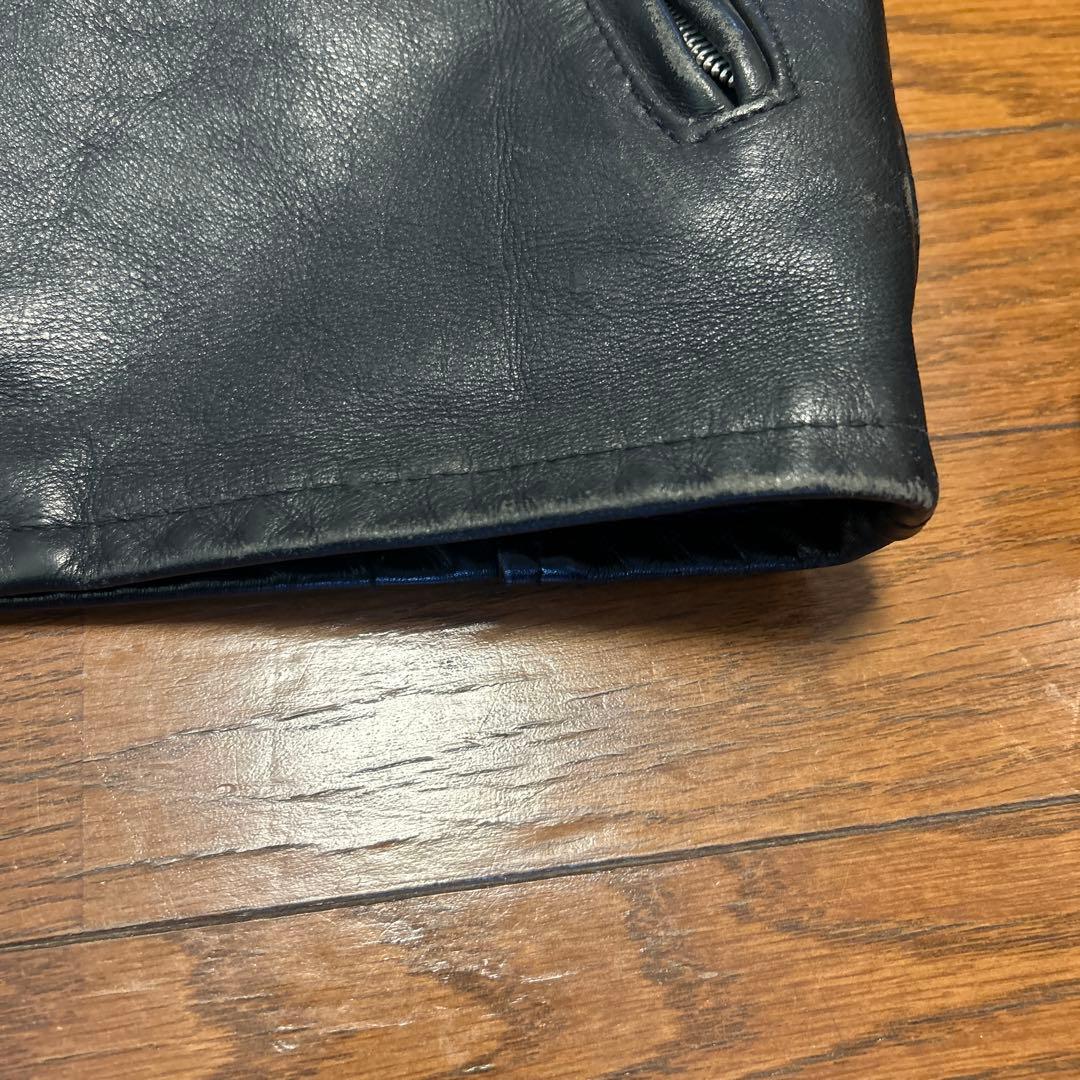 Schott シングルライダースジャケット 革ジャン 38