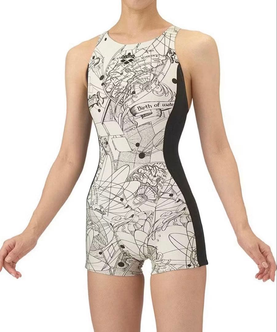 【アリーナ】トレーニングワンピーススパッツ Mサイズ