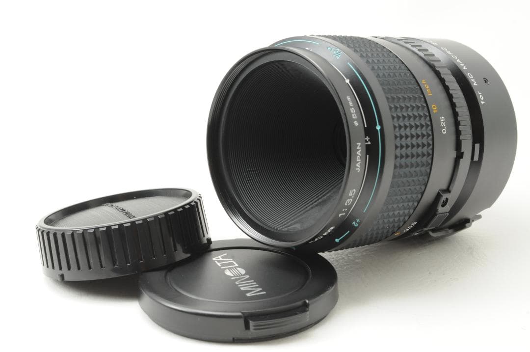 MINOLTA ミノルタ MD MACRO 50mm F3.5 接写リング付き