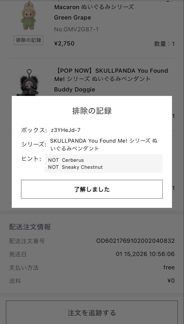 ピピ SKULLPANDA スカルパンダ You Found Me【新品】