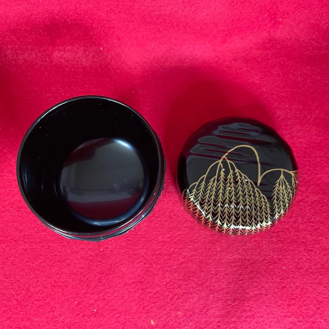 茶道具　柳棗　弘峰作