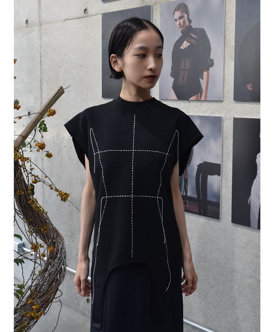 トップス FRANGANT Torso tops BLACK