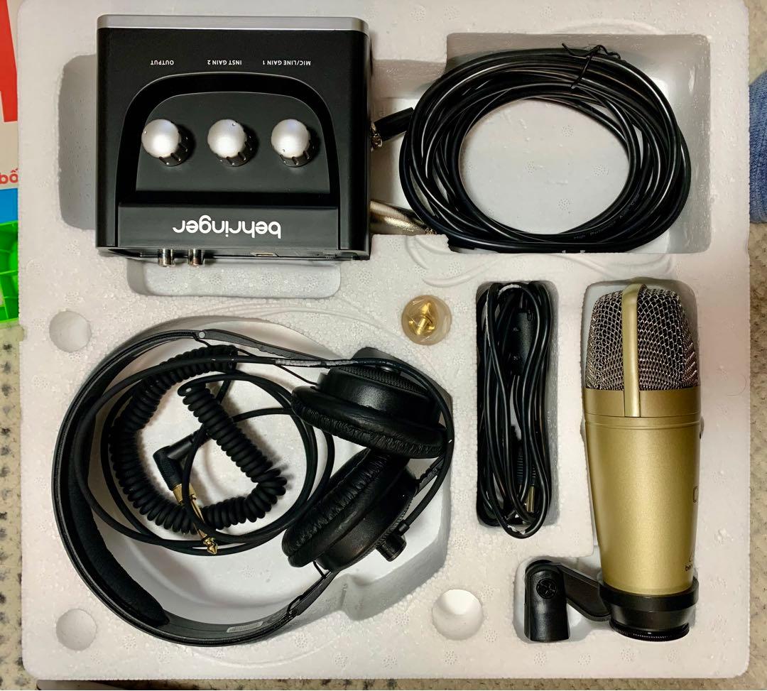 BehringerU-PHORIA STUDIO録音ポッドキャスティングバンドル