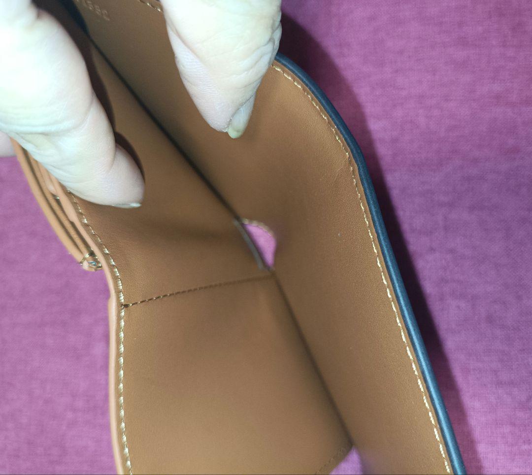 新品未使用 並輸CELINE 三つ折り財布 トリオンフ キャンバス ブラウン