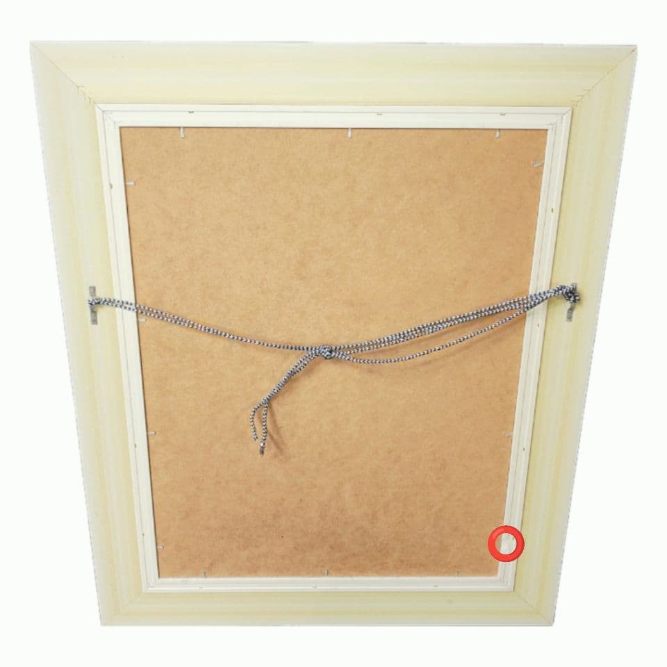 マルクシャガール 私の村 複製画 油彩画 額入り シルバーフレーム