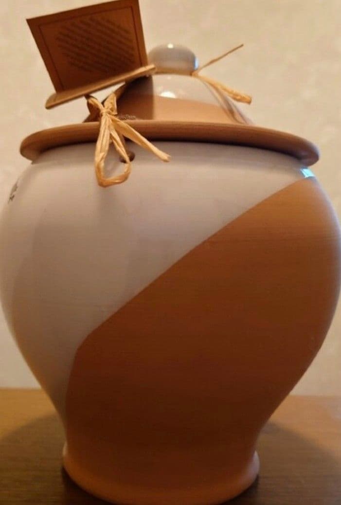 アンティーク　イタリア地図陶器調味料入れ　未使用品