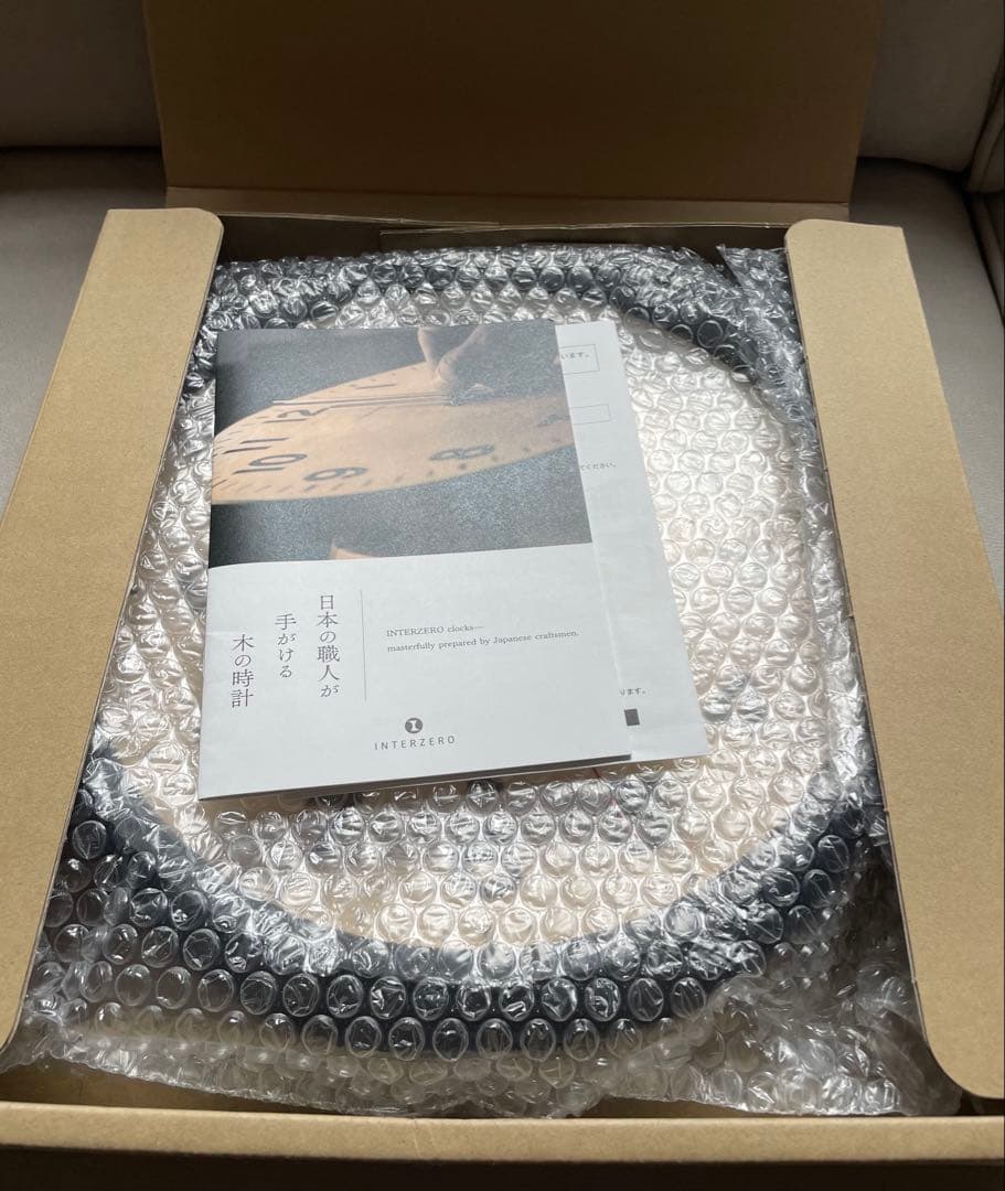 新品 INTERZERO インターゼロ CHAMBRE CH-050BK 時計