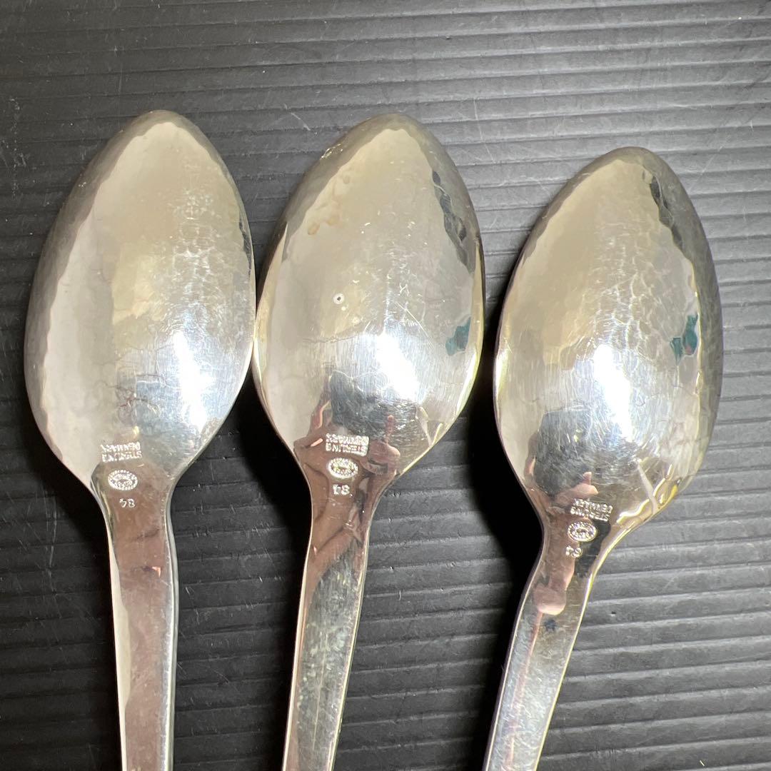 ジョージジェンセンブロッサムsterling925デザートスプーン6本208g