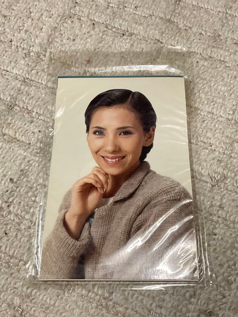 中原理恵／アイドルの友・ブロマイド5枚セット。【歌手　女優　タレント昭和レトロ】