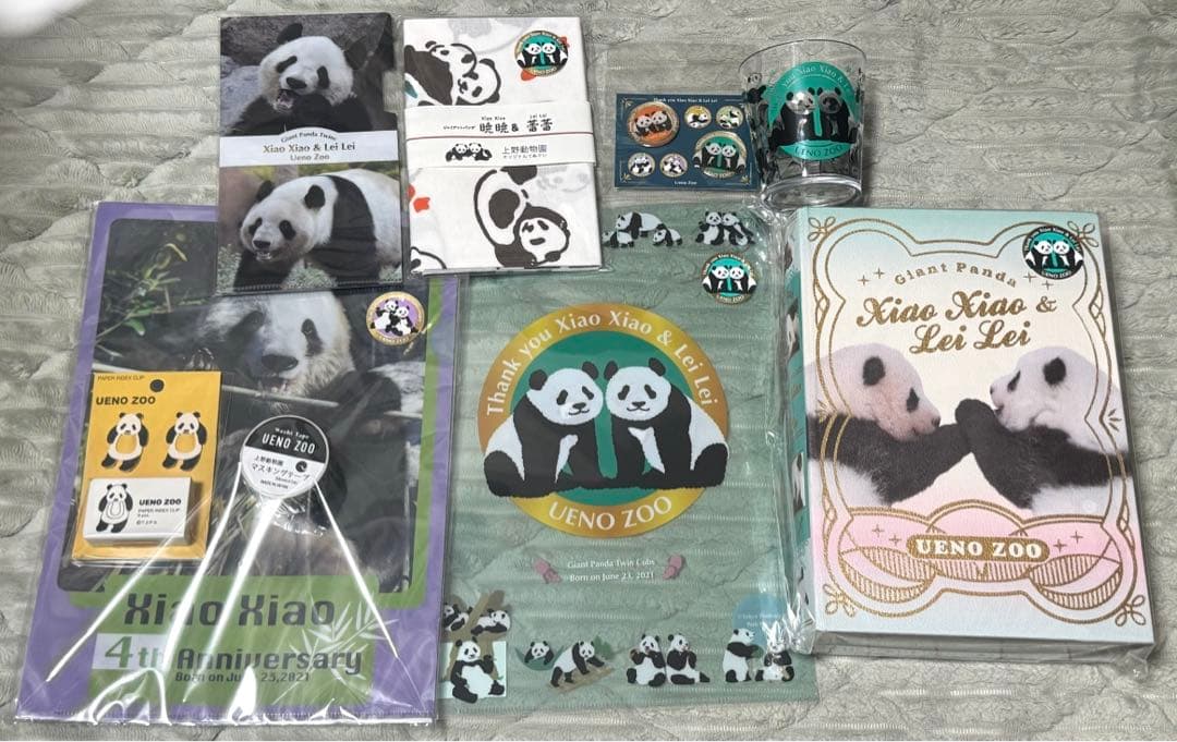 上野動物園 パンダ シャオシャオ レイレイ クリアファイル タンブラー マステ