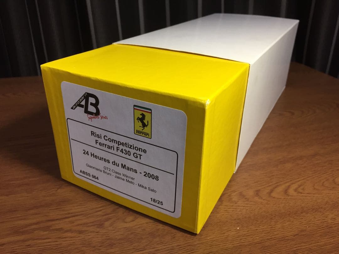 ル マン 2008 GT2チャンピオン フェラーリ430GT サイン入りBBR