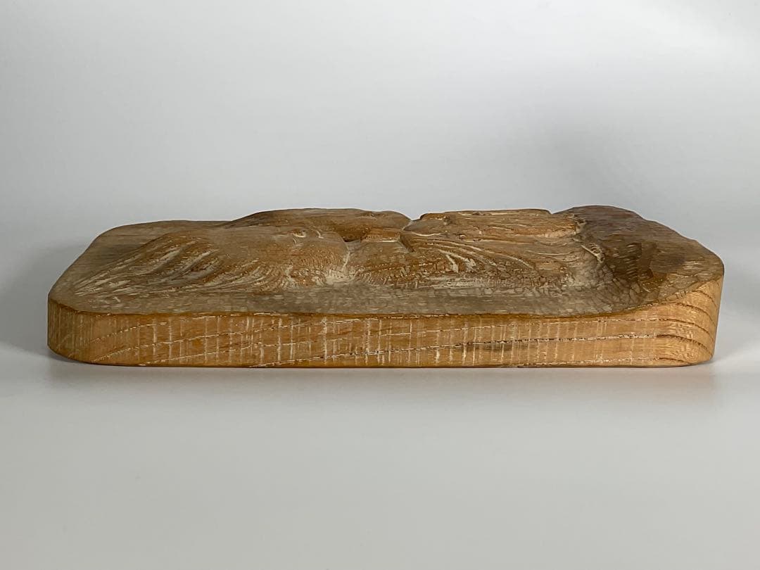 彫刻家　牧田善晴　ふたりの童子　祈り　木彫　一刀彫　長野県