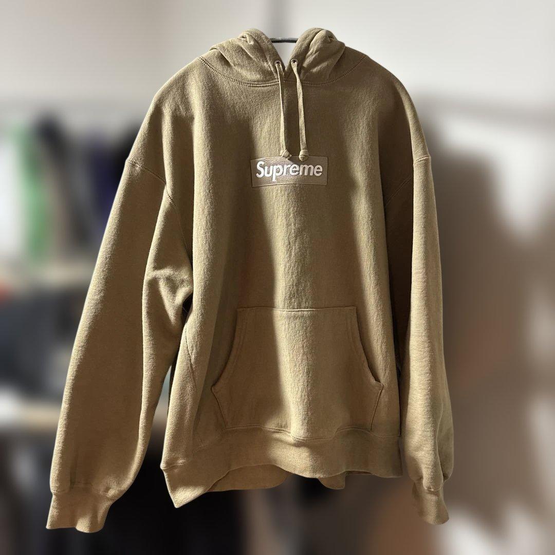 シュプリーム ボックス ロゴ フーディー \