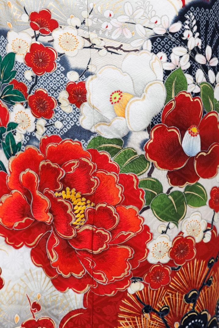 ≪美品≫正絹　振袖9点フルセット【849】【155cm~165cmの方用】