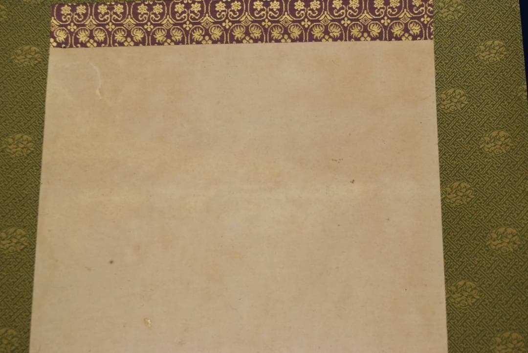 【真作】葛堂栄隆/寿老人図/掛軸☆宝船☆AB-65