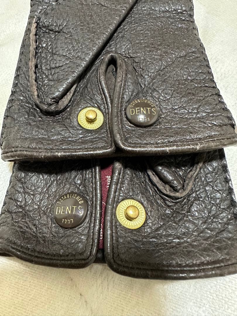 【美品】DENTS デンツ ペッカリー アンライニング サイズ7.5