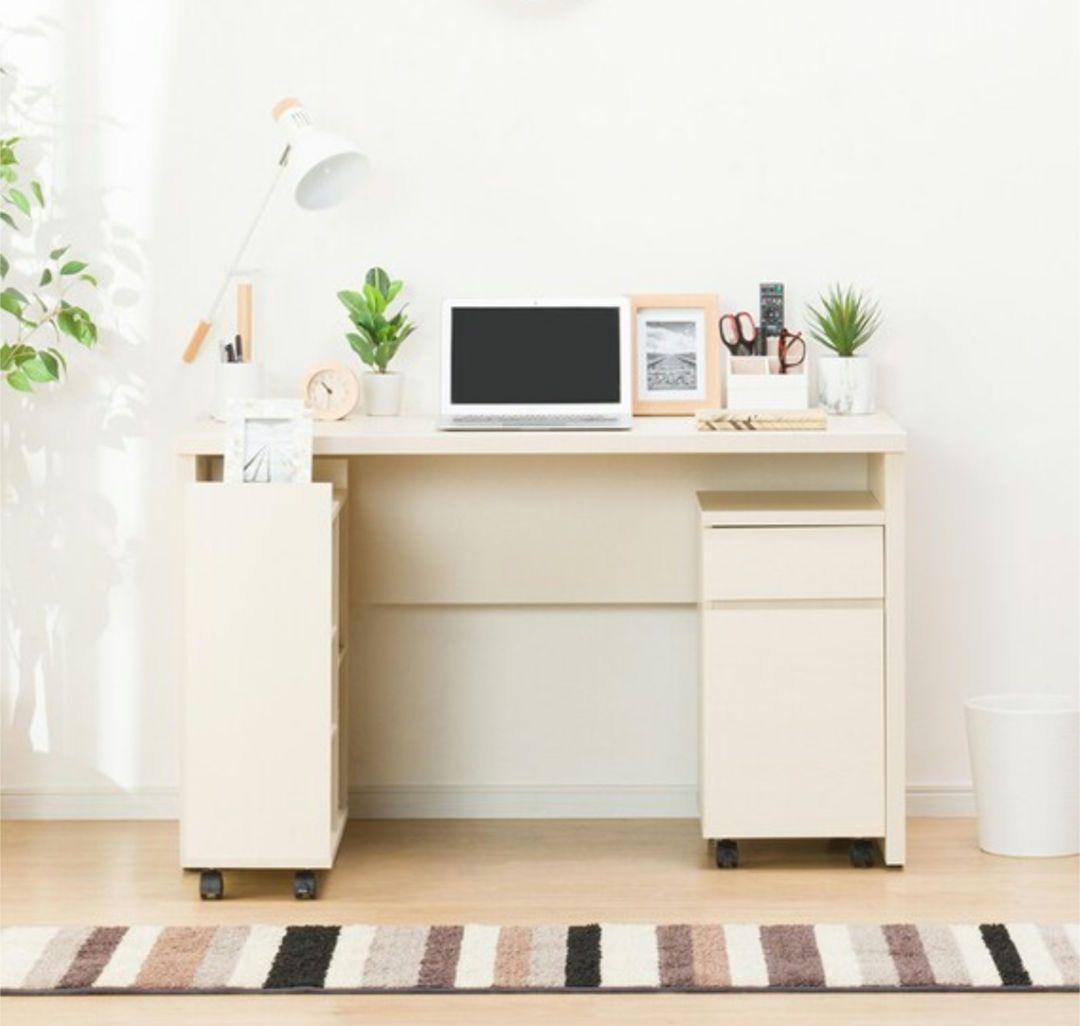 デスクセット(トリプロ 119 WW)ニトリ デスクセット ナチュラル　手渡し