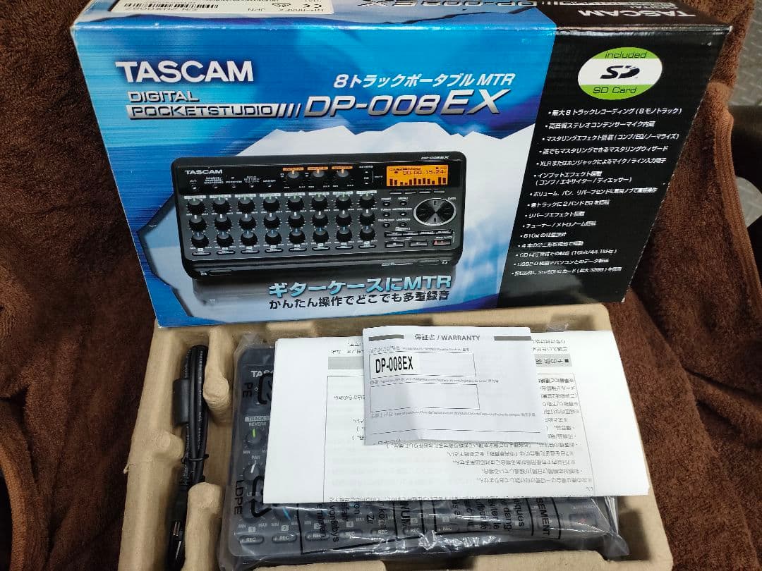 TASCAM DP-008EX マルチトラックレコーダー