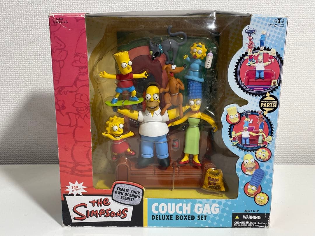 マクファーレントイズ シンプソンズ　カウチギャグ フィギュア ボックスセット