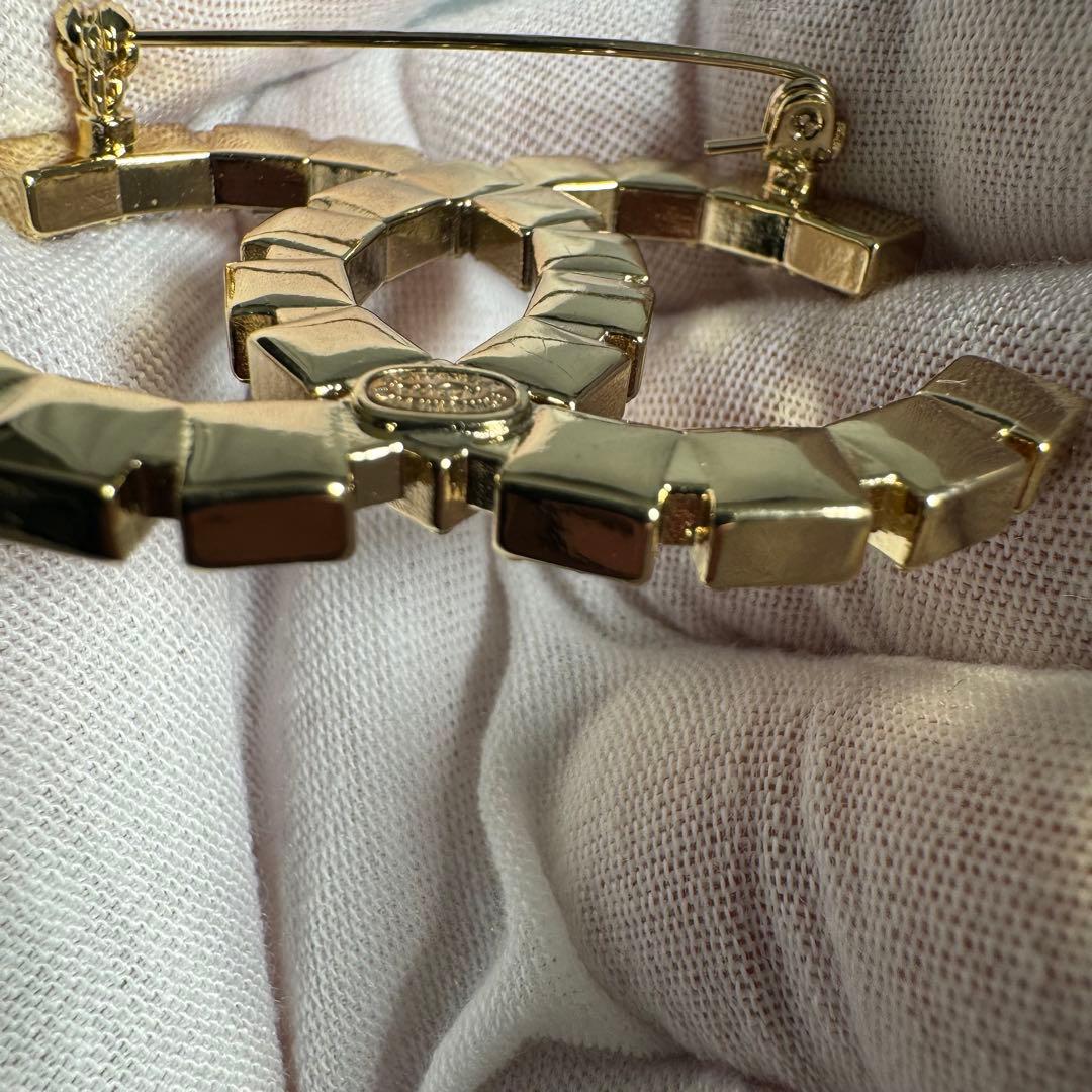 ★極美品★ CHANEL シャネル　ココマーク　ライトストーン　ブローチ