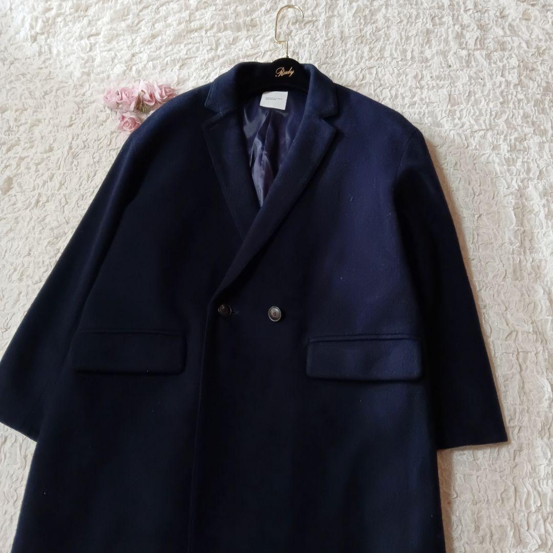 定価3万　北欧暮らしの道具展　「アレンジ襟のかろやか」チェスターコート