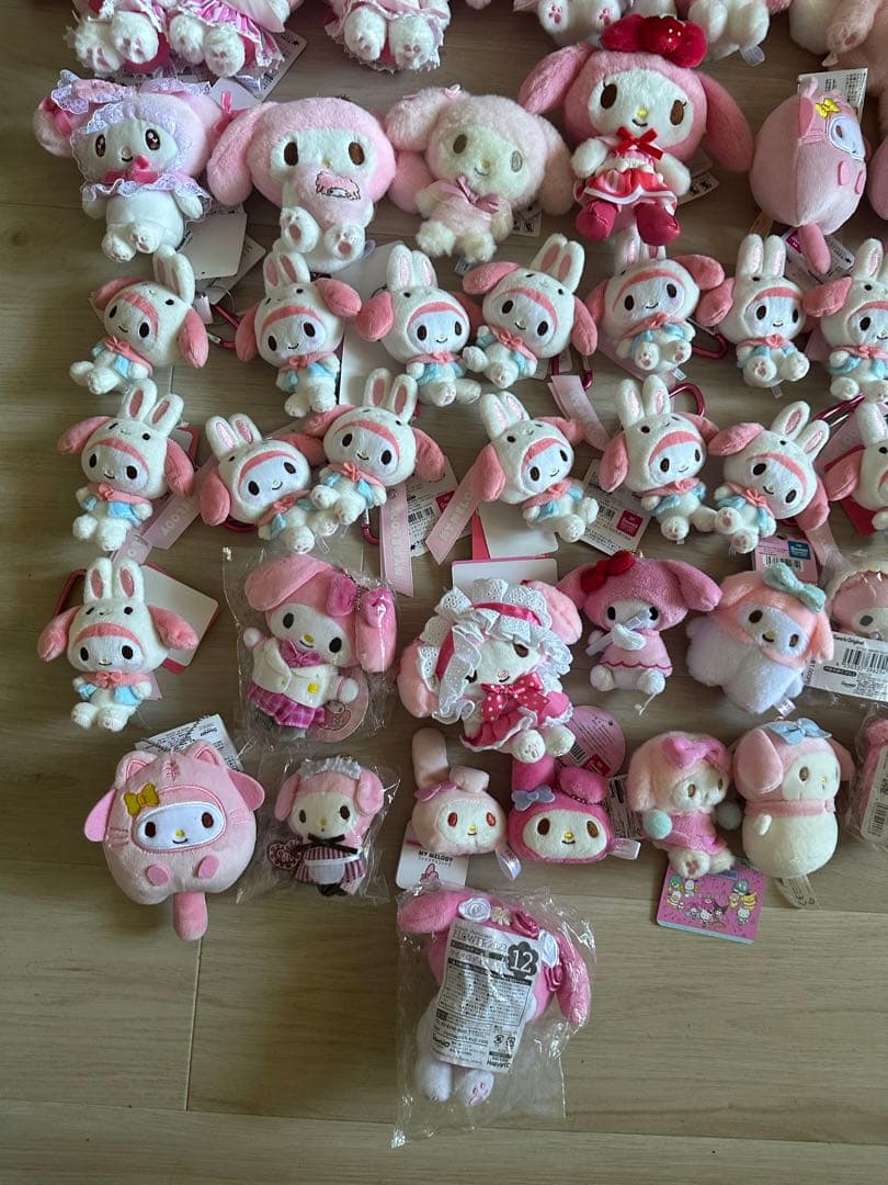 サンリオ　マイメロ　マイメロディ　ぬいぐるみ　マスコット