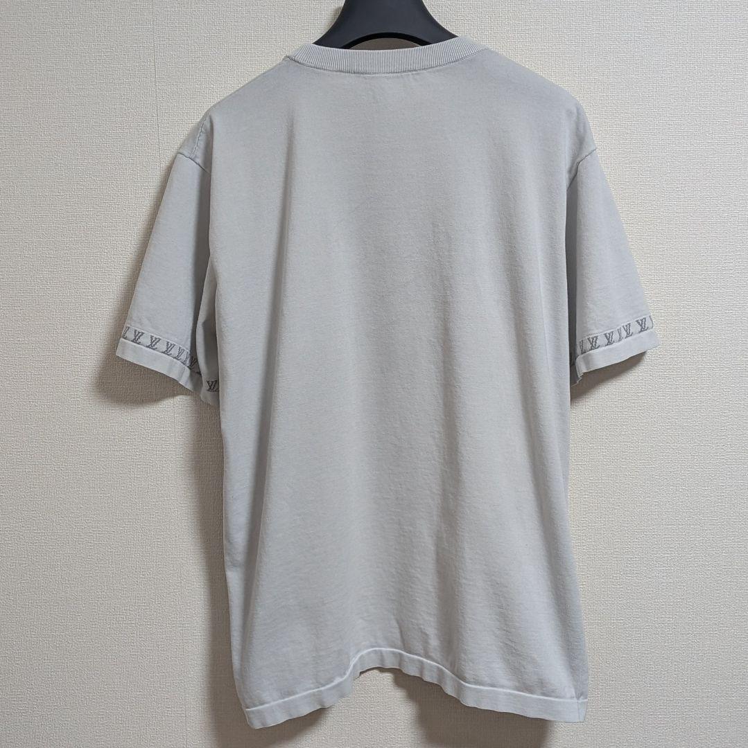 【値下げ】ルイヴィトン 半袖カットソー モノグラム柄 グレー XL
